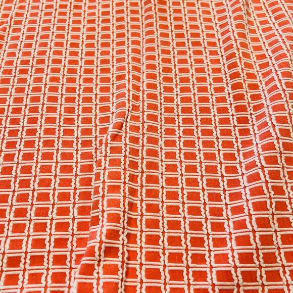 Cato Skirt Women’s Size 6 Peach White Patterned Lined Rear Zip Straight (A0126) - Picture 2 of 5